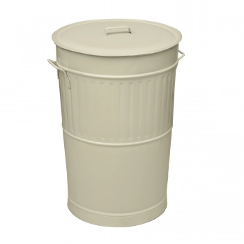 Κάδος Απορριμμάτων 100lt Matt Ivory Retro Pam & Go 48x68εκ. 4868-703