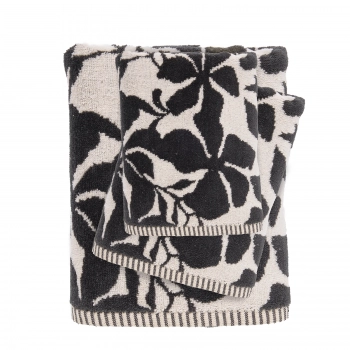 Σετ Πετσέτες 3τμχ Βαμβακερές Daily 0795 Black Das Home