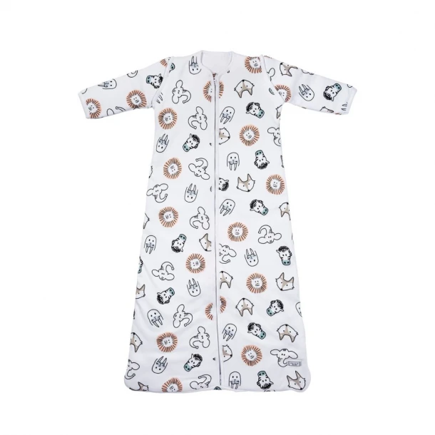 Υπνόσακος Βαμβακερός Με Αποσπώμενα Μανίκια 2.5Tog 2-5 Ετών/90-115εκ. Animal Multicolour Meyco MEY-515056