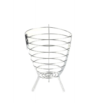 Φρουτιέρα Ψηλή Μεταλλική Inox  ESPIEL 26x31,5εκ. MTT105