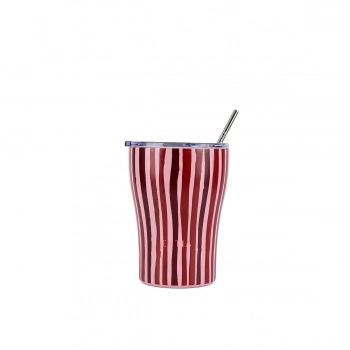 Θερμός-Ποτήρι Ανοξείδωτο Coffee Mug Viva Stripe Save The Aegean Estia 350ml-8,7x12,5εκ. 01-48983