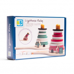 Παιχνίδι Ξύλινο Ισορροπίας Φάροι Bs Toys GA445