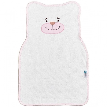 Σελτεδάκι Bebe Polycotton 46x70εκ. Bear Pink 11331