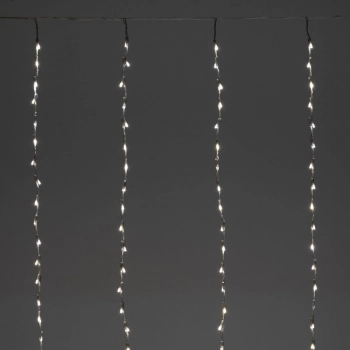 Λαμπάκια Κουρτίνα 600Led-2x3μ. Χιονονιφάδας Με Διάφανο Καλώδιο & Λευκό Φως Με Τηλεχειριστήριο Ταχύτητας iliadis 83727