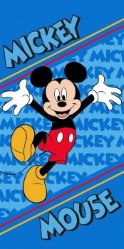 Πετσέτα Θαλάσσης Παιδική Quick Dry Microfiber 70x140εκ. Disney Home Mickey 177 Blue Dimcol