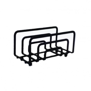 Χαρτοπετσετοθήκη Σιδερένια Μαύρη 18x8x9,5εκ. ESPIEL MTT302