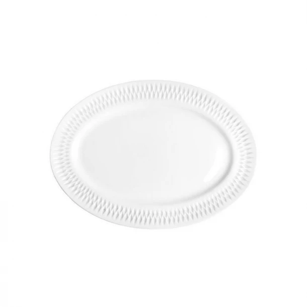 Πιατέλα Πορσελάνης White PW43 Diamante Oriana Ferelli 25εκ. PRPW430005