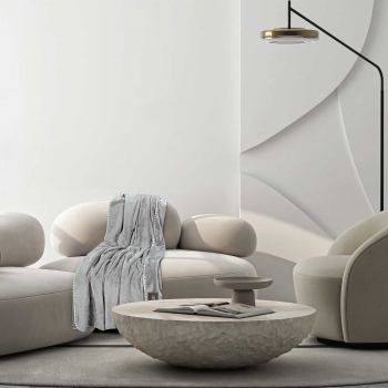 Κουβέρτα Fleece Καναπέ 130x170εκ. Essential 4439 Grey Greenwich Polo Club