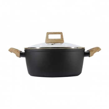 Κατσαρόλα Αλουμινίου Αντικολλητική Earth Estia 24εκ. 01-10218