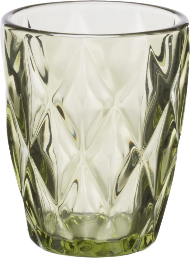 Σετ Ποτήρια Ουίσκι 6τμχ Γυάλινα Kare Green 260ml CRYSPO TRIO 52.703.51