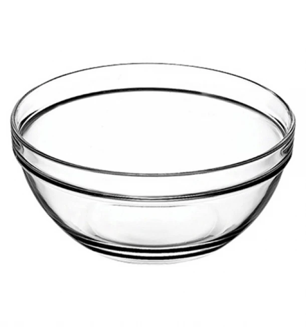Μπωλ Σερβιρίσματος Γυάλινο Στοιβαζόμενο Chef Temper ESPIEL 550ml SP53923K2