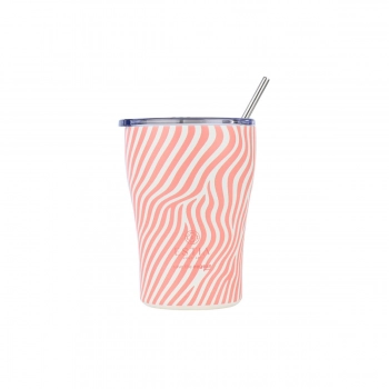 Θερμός-Ποτήρι Ανοξείδωτο Coffee Mug Soft Ripple Save The Aegean 350ml-9x13εκ. Estia 01-31732