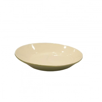 Πιατάκι Για Φλυτζάνι Cappuccino Πορσελάνης Λαδί Firenze Art Et Lumiere 14x17x3εκ. 06727