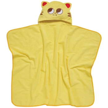 Κάπα Με Κέντημα Βαμβακερή 70x90εκ. Bath 4947 Κίτρινη Das Baby