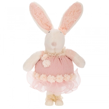 Λαγουδίνα Υφασμάτινη Ροζ Φόρεμα 26x17x44εκ. iliadis 89605