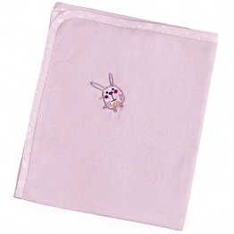 Πάνα Βαμβακερή Bebe 90x90εκ. Elephant Ροζ 30221