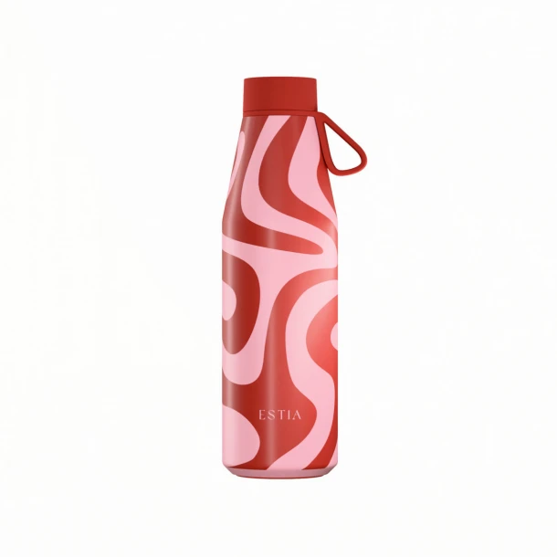 Θερμός-Μπουκάλι Ανοξείδωτο Coral Waves Flow Save The Aegean Estia 500ml 01-42158