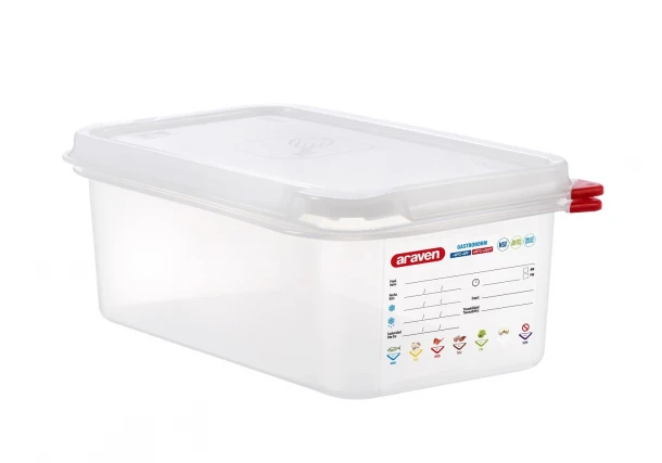 Δοχείο Τροφίμων Αεροστεγές Πλαστικό Διάφανο Hermet Araven 2,8ltr-26,5x16,2x10εκ. AR00003027