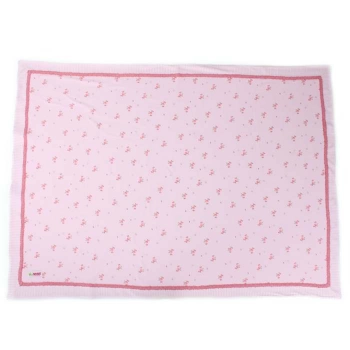 Σετ Κούνιας Με Πάπλωμα Βαμβακερό Ροζ Minene MN4240