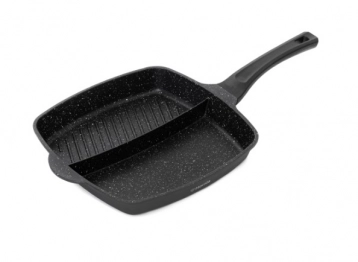 Τηγάνι Αλουμινίου Διπλό Με Χώρισμα 28εκ. Lucaso Homla 213363