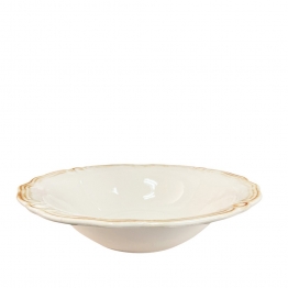 Σαλατιέρα Stoneware Tiffany Cream ESPIEL 25,5x7εκ. RSV110K6