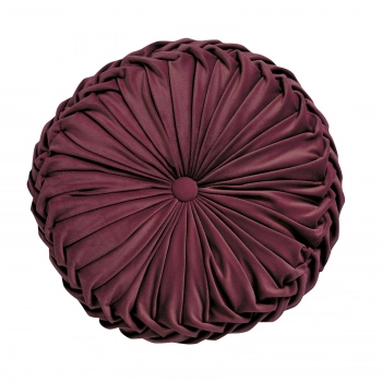 Διακοσμητικό Μαξιλάρι Βελούδινο Φ40εκ. Throws 0250 Μπορντώ Das Home