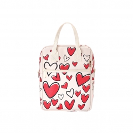 Τσάντα Φαγητού Ισοθερμική PVC Red Valentine 7lt-20x14x27εκ. Save The Aegean Estia 01-38359