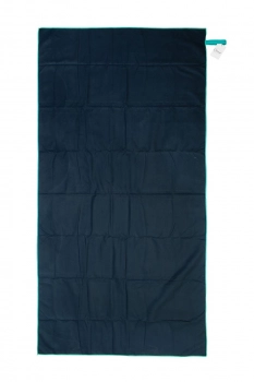 Πετσέτα Θαλάσσης Quick Dry Polyester/Polyamide 80x160εκ. Turquoise-Navy Blue DimCol