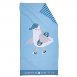 Πετσέτα Θαλάσσης Microfiber 70x140εκ. Junior 4177 Blue Greenwich Polo Club
