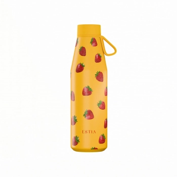 Θερμός-Μπουκάλι Ανοξείδωτο Berry Bright Flow Save The Aegean Estia 500ml 01-42042