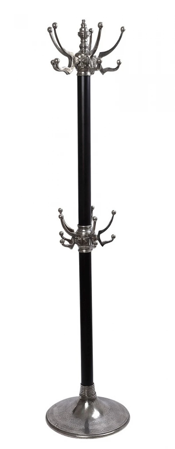 Καλόγερος 20Θέσεων Αλουμινίου Ασημί-Μαύρο ESPIEL 40x40x180εκ. FLA328