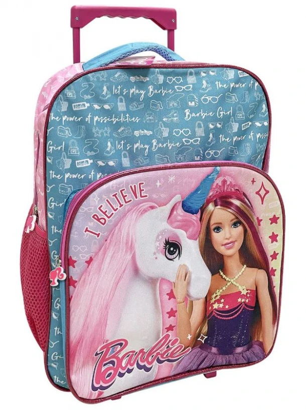 Τσάντα Δημοτικού Τρόλευ 31x18x43εκ. Barbie 50-3105