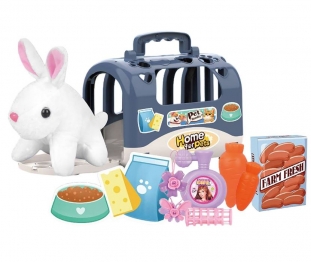 Pet Λαγός Σε Τσάντα Ταξιδίου 19x13x16εκ. Toy Markt 77-1314