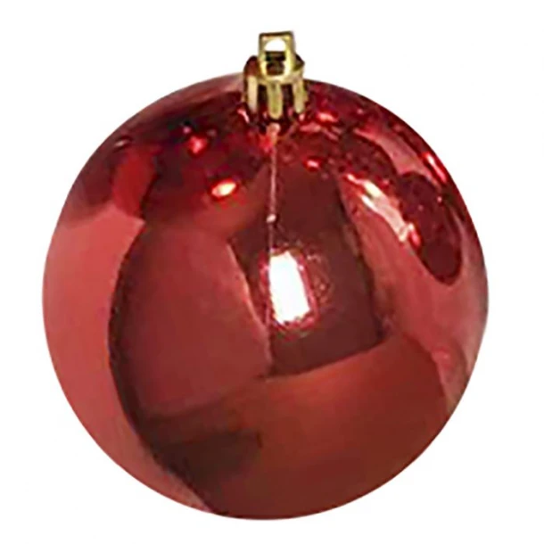 Σετ Μπάλες 6τμχ Γυαλιστερές Red Δ6εκ. Xmas fest 93-1691