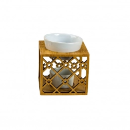 Αρωματιστής Ξύλινος Wax Melter  Royal Art 10εκ. IKO3157A