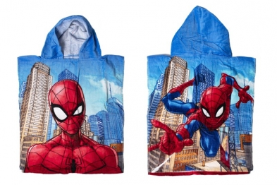Πόντσο Παιδικό Βαμβακερό 50x115εκ. Spiderman 10 Digital Print Disney Dimcol