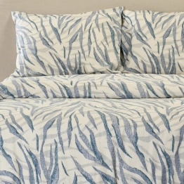 Ζεύγος Μαξιλαροθήκες Φανελένιες 53x72εκ. Crystal Blue Winter Line Melinen 20006537