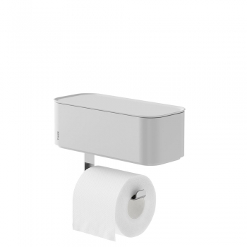 Tiger 2-Store Χαρτοθήκη Επιτοίχια Με Αποθηκευτικό Χώρο White 800379