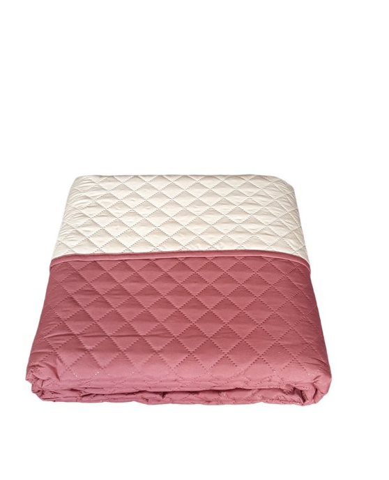 Κουβερλί Microfiber Ultrasonic Υπέρδιπλο 220x240εκ. Εκρού-Σάπιο Μήλο 24home (Ύφασμα: Microfiber, Χρώμα: Εκρού , Μέγεθος: Υπέρδιπλα) - 24home.gr - 24-247008814