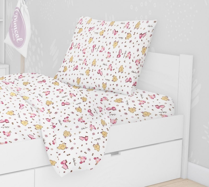 Σεντόνια, Μαξιλαροθήκες 24home - ΣΗΜΑΝΤΙΚΟ: Σε περίπτωση διαφοράς τιμής από το κατάστημα ισχύει παντα και μόνο η τιμή του καταστήματος Μαξιλαροθήκη Βαμβακερή 50x70εκ. Elephant 172 Pink Dimco