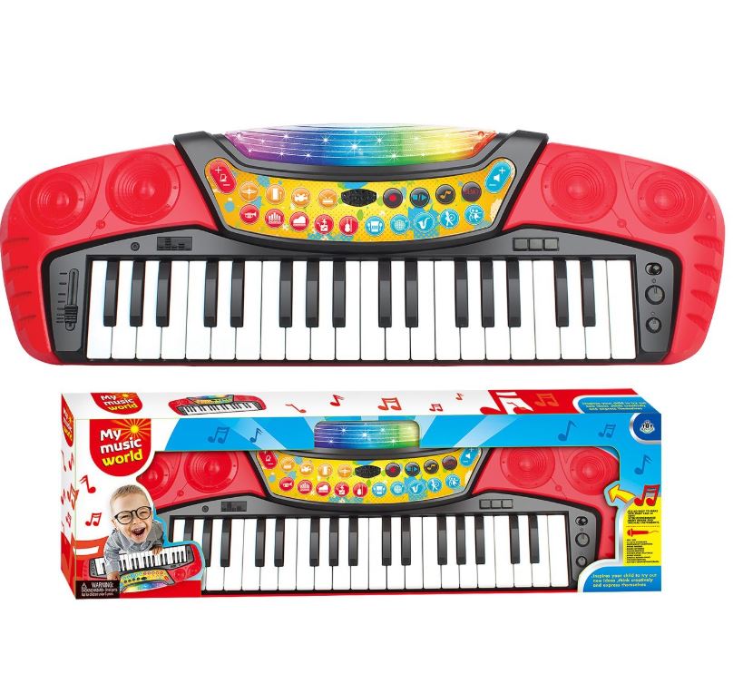 Αρμόνιο Με 37 Πλήκτρα Μπαταρίας 63x5x19εκ. Toy Markt 76-168 - Toy Markt - 76-168