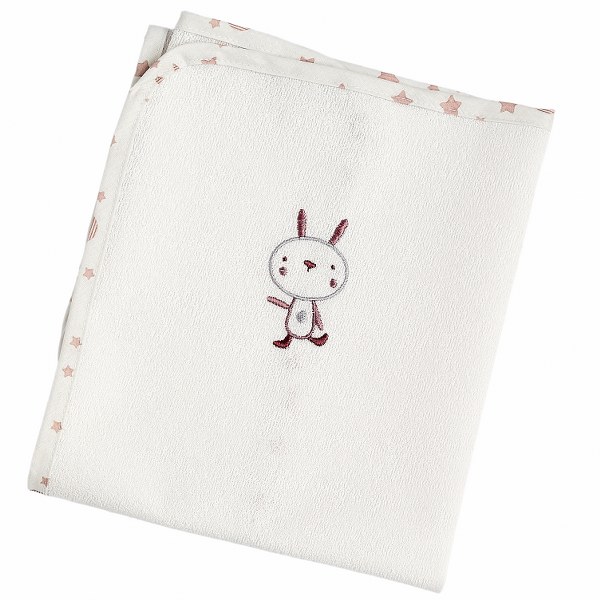 Σελτεδάκι Bebe Polycotton 40x60εκ. Fly Me Pink 11101 (Ύφασμα: 80% Cotton - 20% Polyester, Χρώμα: Λευκό) - Ο Κόσμος του Μωρού - 11101