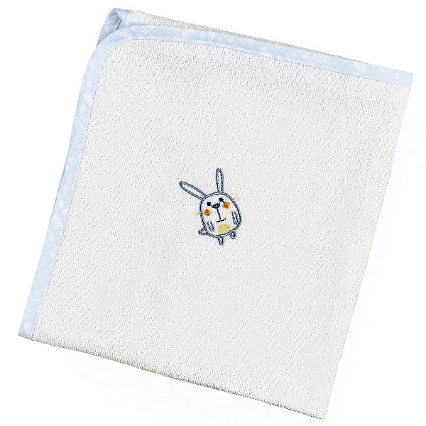 Ο Κόσμος του Μωρού Σελτεδάκι Bebe Polycotton 40x60εκ. Elephant Ciel 11122 (Ύφασμα: 80% Cotton - 20% Polyester, Χρώμα: Λευκό) - Ο Κόσμος του Μωρού - 5205626111221