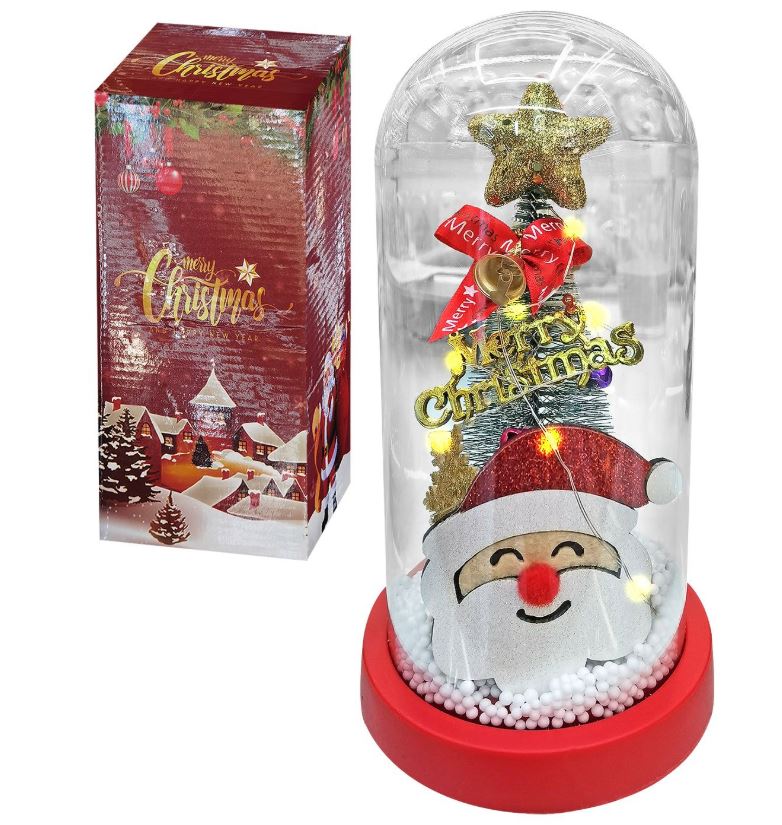 Χριστουγεννιάτικη Γυάλα Με 20 Led 11x22εκ. Xmas fest 93