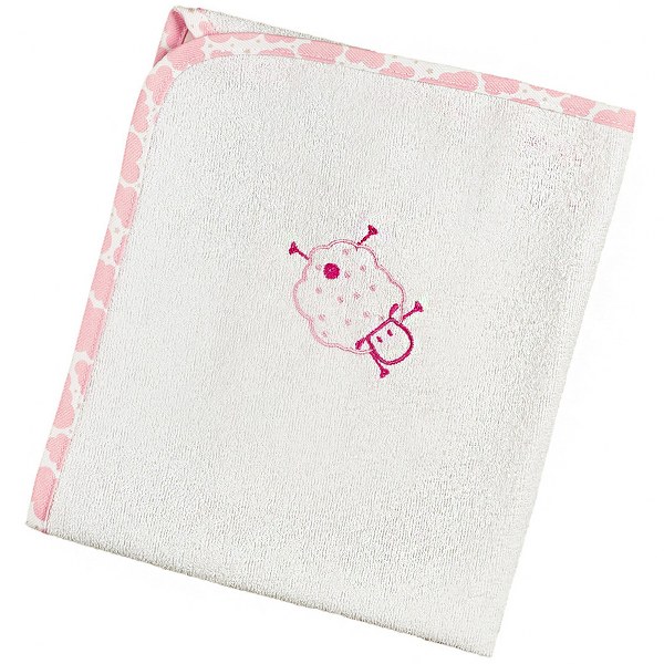Ο Κόσμος του Μωρού Σελτεδάκι Bebe Polycotton 60x80εκ. Sheep Pink 11291 (Ύφασμα: 80% Cotton - 20% Polyester, Χρώμα: Λευκό) - Ο Κόσμος του Μωρού - 5205626112914