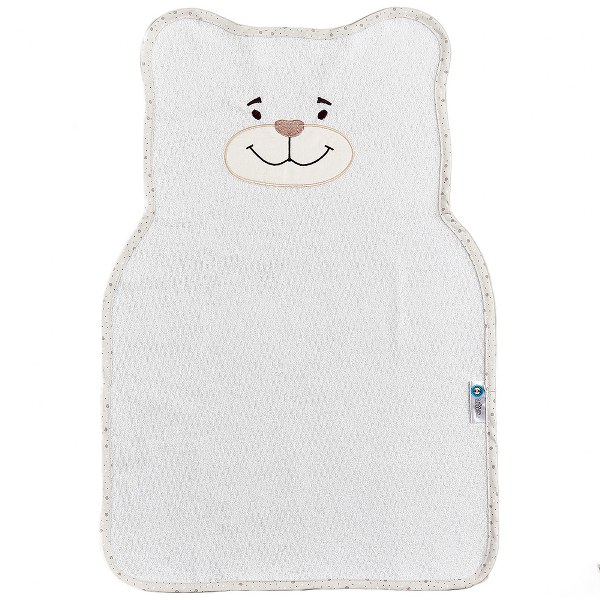 Ο Κόσμος του Μωρού Σελτεδάκι Bebe Polycotton 46x70εκ. Bear Ecrou 11333 (Ύφασμα: 80% Cotton - 20% Polyester, Χρώμα: Λευκό) - Ο Κόσμος του Μωρού - 5205626113331