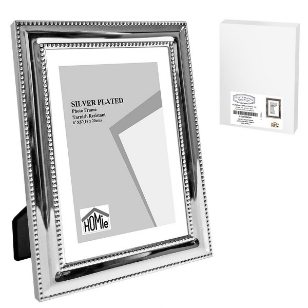 Κορνίζα Επάργυρη 15x20εκ. Homie 12-2058 (Χρώμα: Ασημί ,