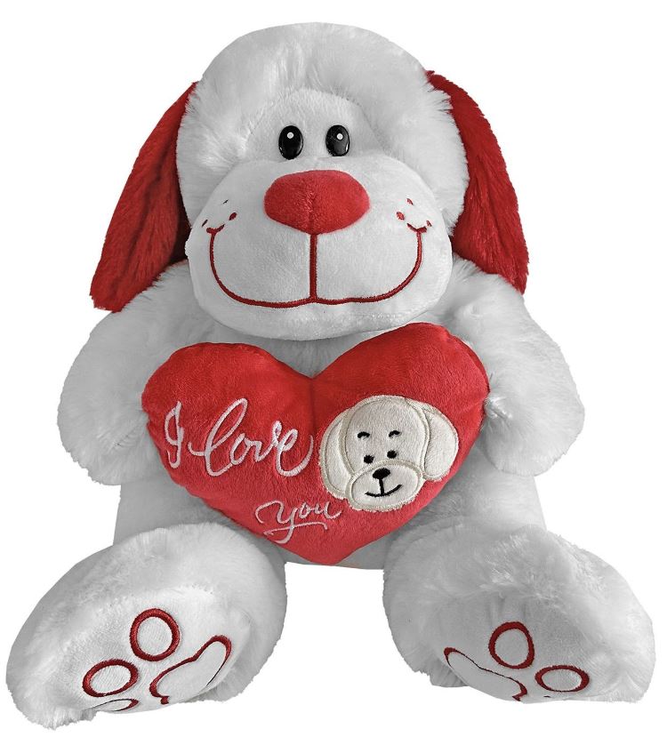 Toy Markt Αρκουδάκι Λούτρινο Λευκό Με Καρδιά 30εκ. Toy Markt 79-483 (Χρώμα: Λευκό) - Toy Markt - 79-483