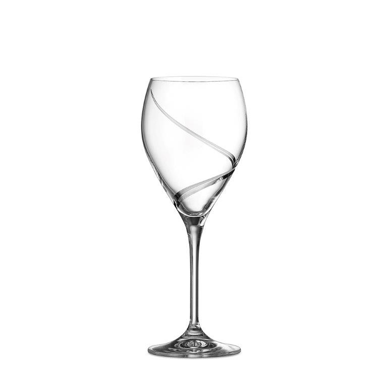 Σετ 6τμχ Ποτήρι Κρασιού Κρυστάλλινο 340ml Lenny 176-2 Capolavoro (Υλικό: Κρύσταλλο, Χρώμα: Διάφανο , Μέγεθος: Κολωνάτο) - Capolavoro - 176-2