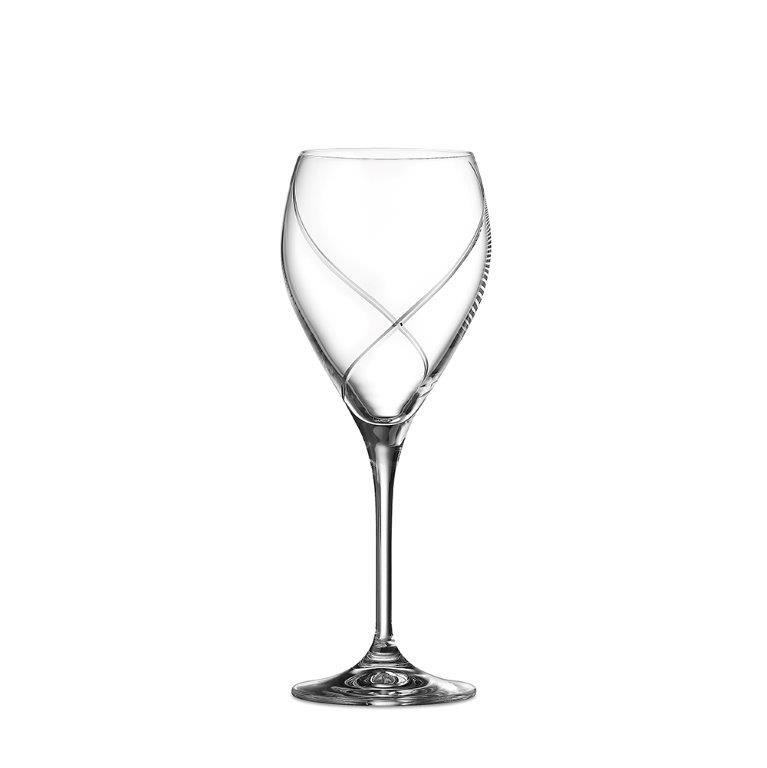 Σετ 6τμχ Ποτήρι Κρασιού Κρυστάλλινο 340ml Lenny 179-2 Capolavoro (Υλικό: Κρύσταλλο, Χρώμα: Διάφανο , Μέγεθος: Κολωνάτο) - Capolavoro - 179-2